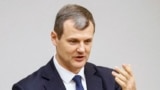 Премьер-министр Литвы Гинтаутас Палуцкас в сейме в декабре 2024 года