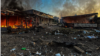 Ukraine. Kupyansk district, aftermath of the shelling of the market. July 22, 2025